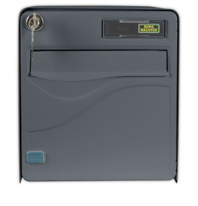 Boîte aux lettres BALTIC anthracite 1 porte 2 points de fermeture